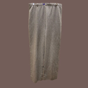 Jantzen Houndstooth Pull-On Pants | Brown | Size L | Vintage